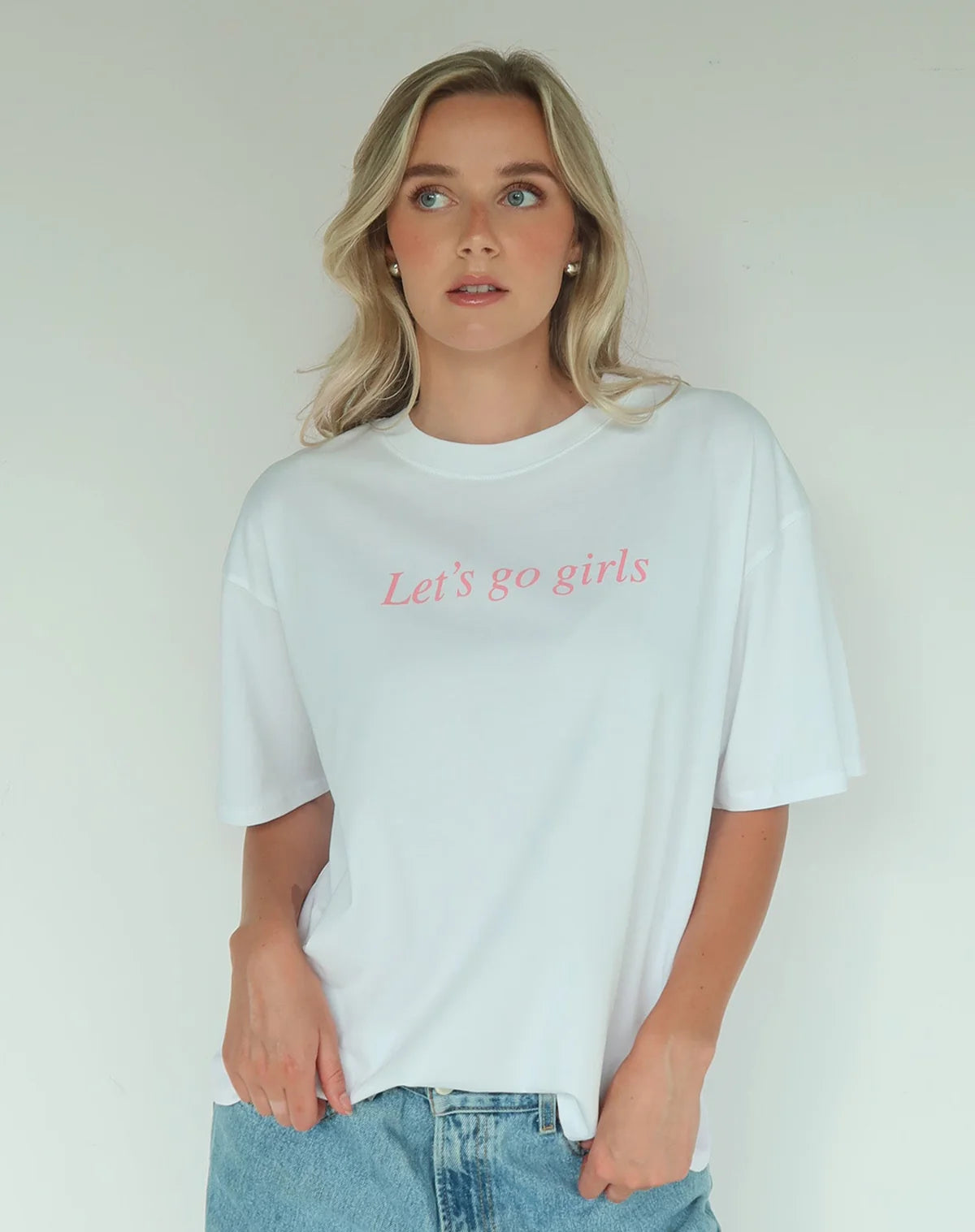 "Let's Go Girls" Boxy Tee