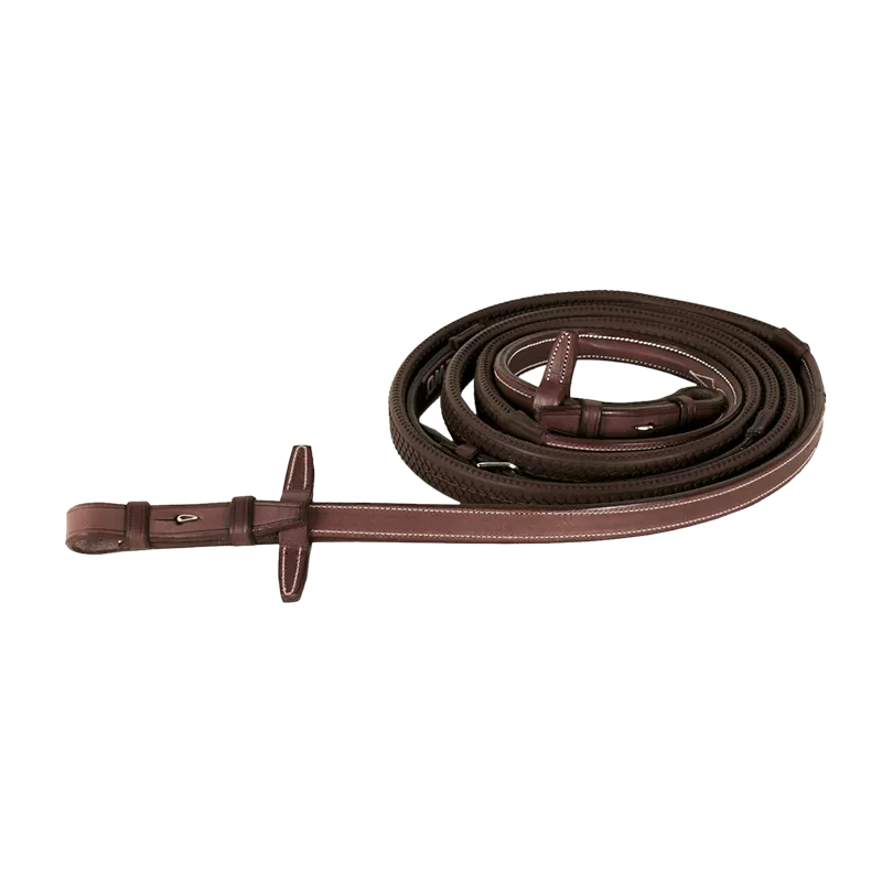 CWD Rubber Reins Fancy Stitch