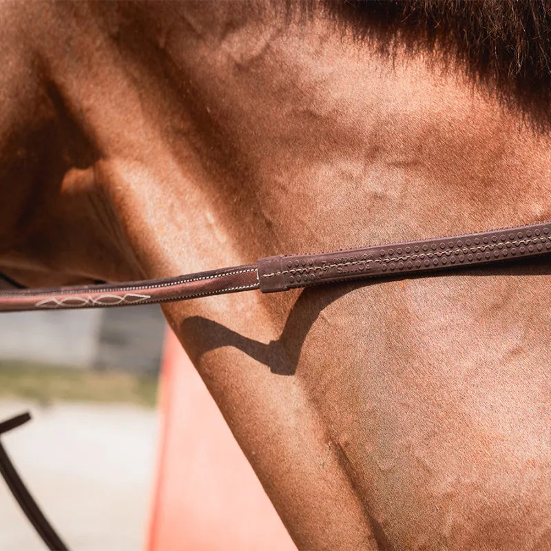 CWD Rubber Reins Fancy Stitch